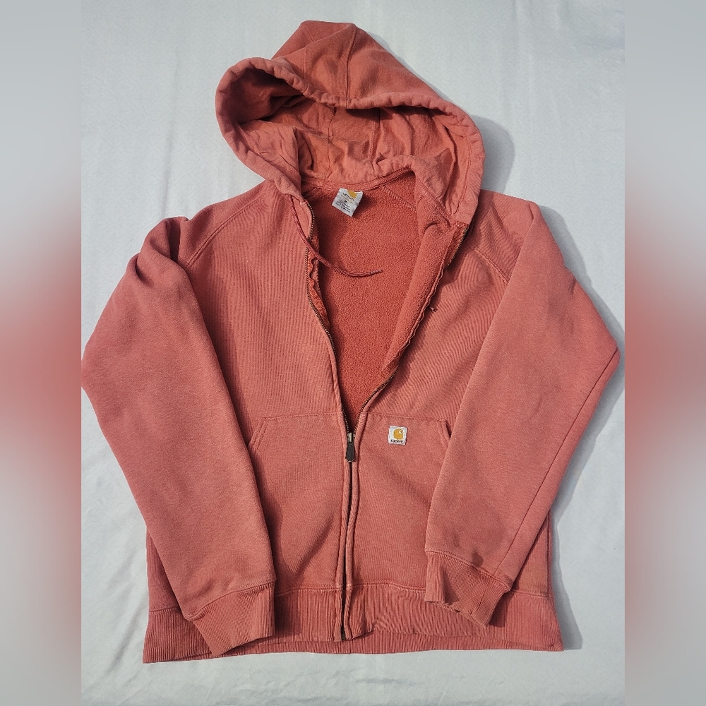 Womens Carhartt Hooded Zip Up Hoodie